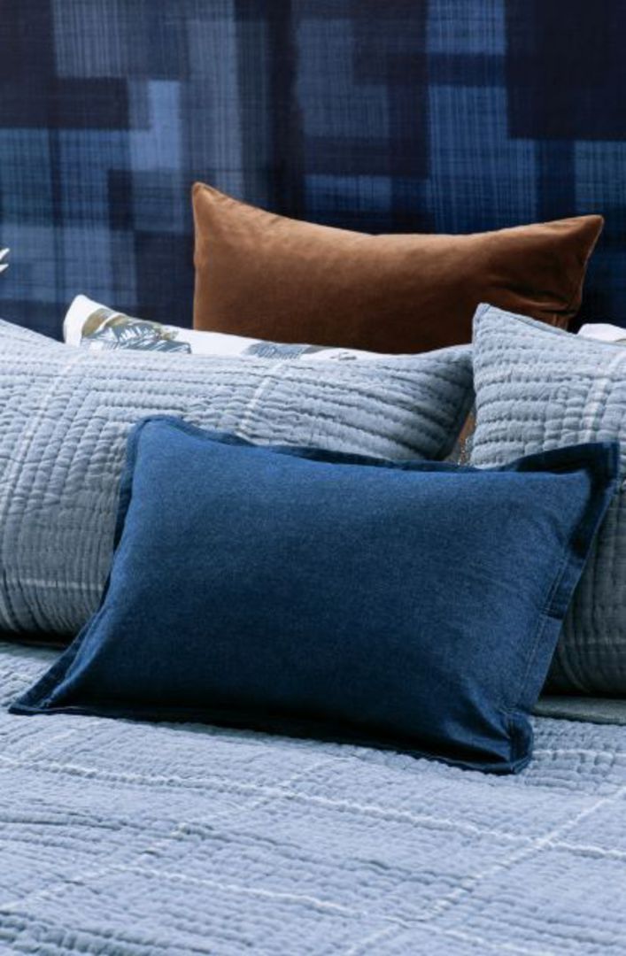 Bianca Lorenne - Genoa Comforter - Eurocase - Cushion - Denim image 4